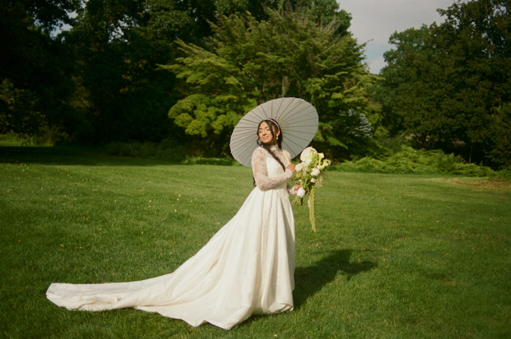 35mm film wedding photography at Skyland Manor New Jersey