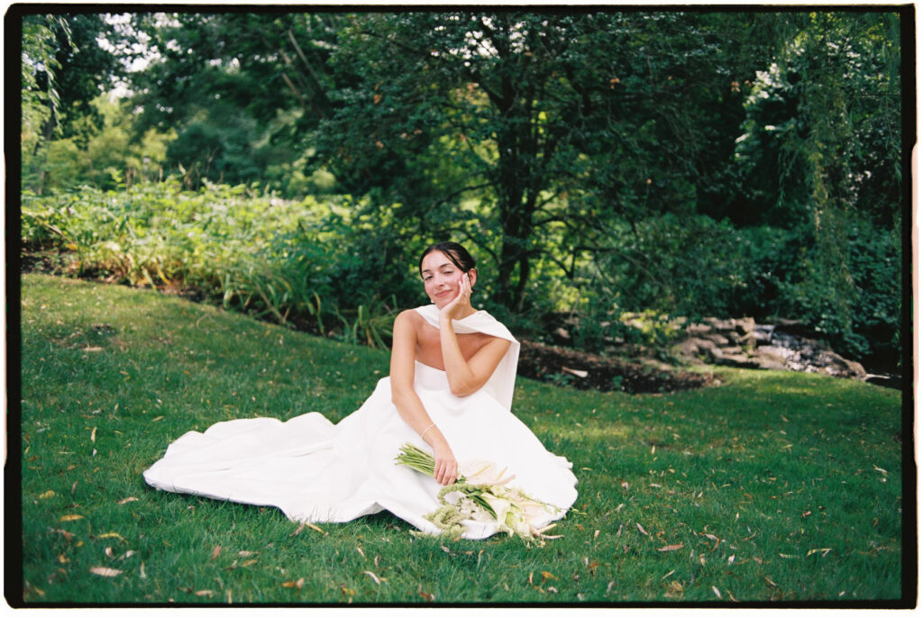 editorial bridal portraits at Appleford Estate
