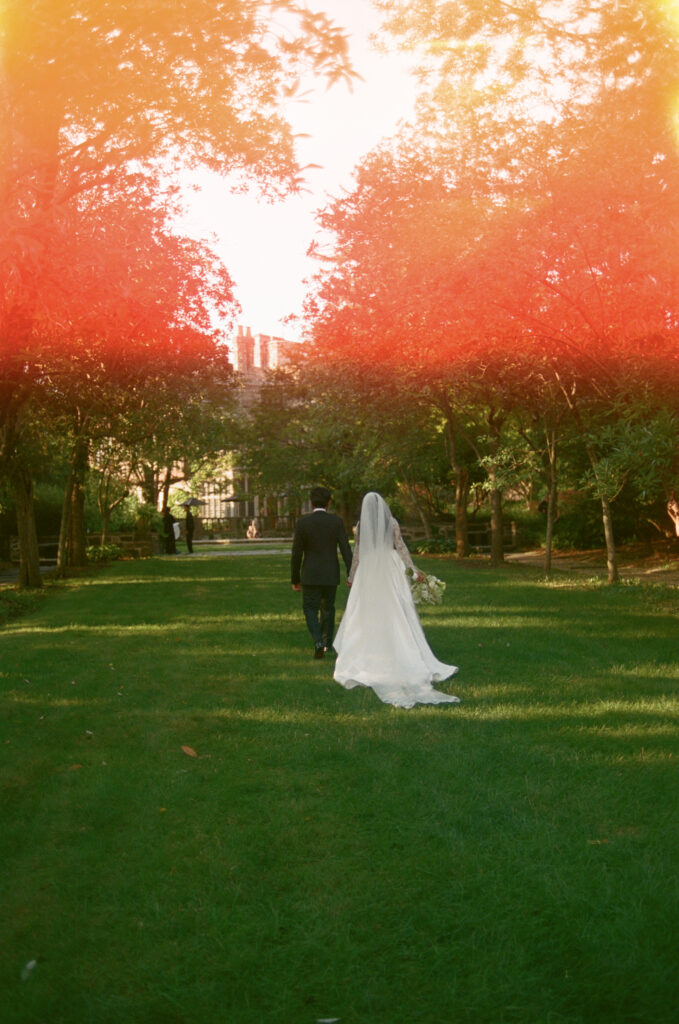 couple portraits on 35 mm film at Skyland Manor